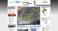 Desktop Screenshot of cuadernosdecampo.es